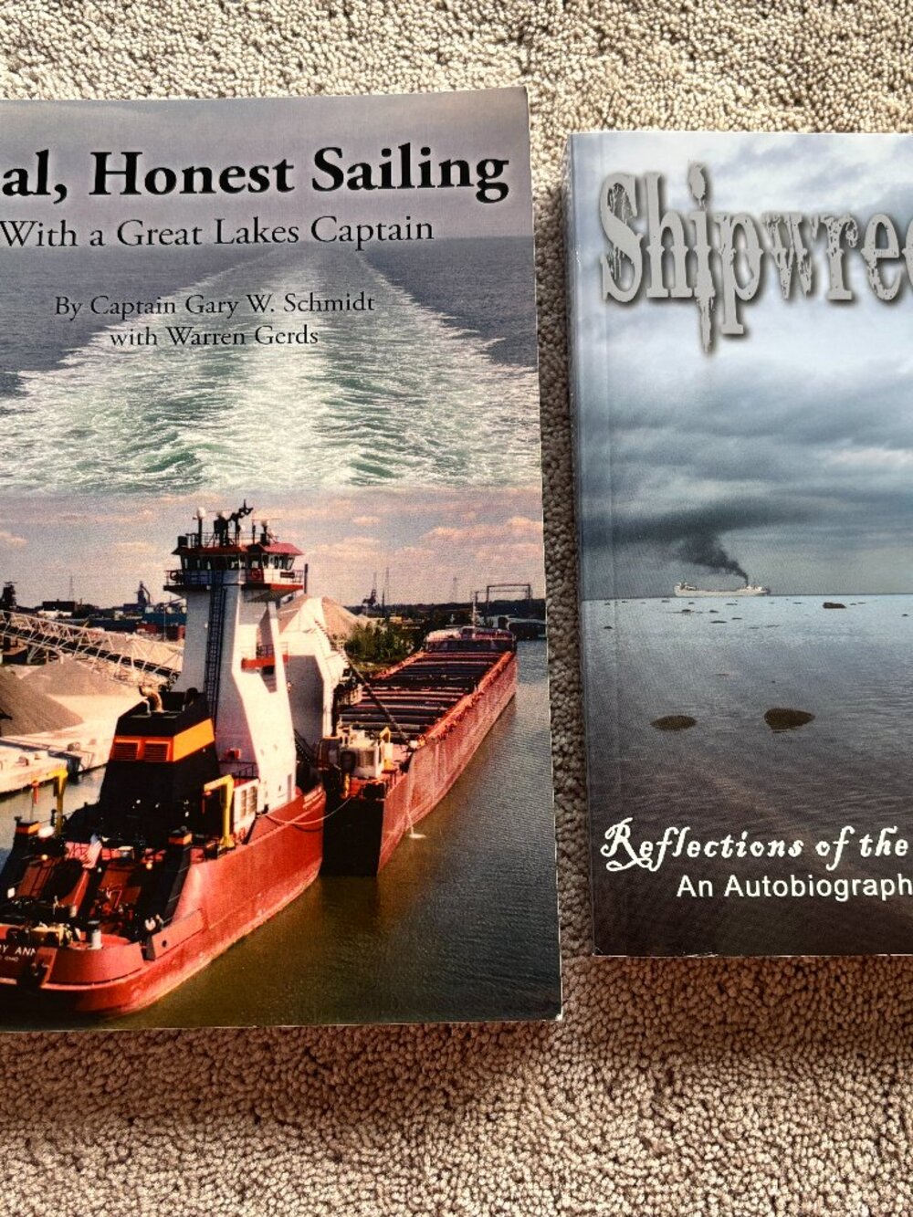 Great Lakes Ship Books Two : Shipwrecked & Sailing with a Great Lakes Captain